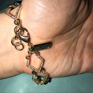 Gold diamond bracelet